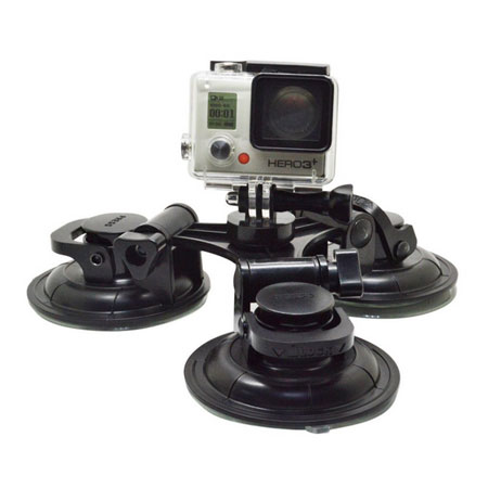 Fully Adjustable Tripple Heavy Duty Suction Cup Mount