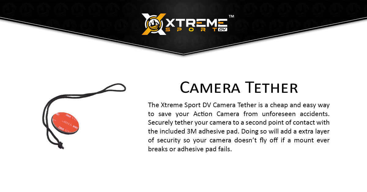 Camera Tether for SJCAM & GoPro • Xtreme Sport DV Canada