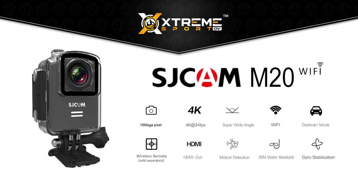 正規品 SJCAM 最新 M20 Wifi 4K ウェアラブルカメラ レビュー】SJCAM M20 アクションカメラ 最新軽量コンパクト中華