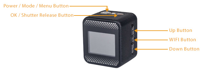 SJCAM M10 Series Basic WIFI Button Diagram LED Action Camera